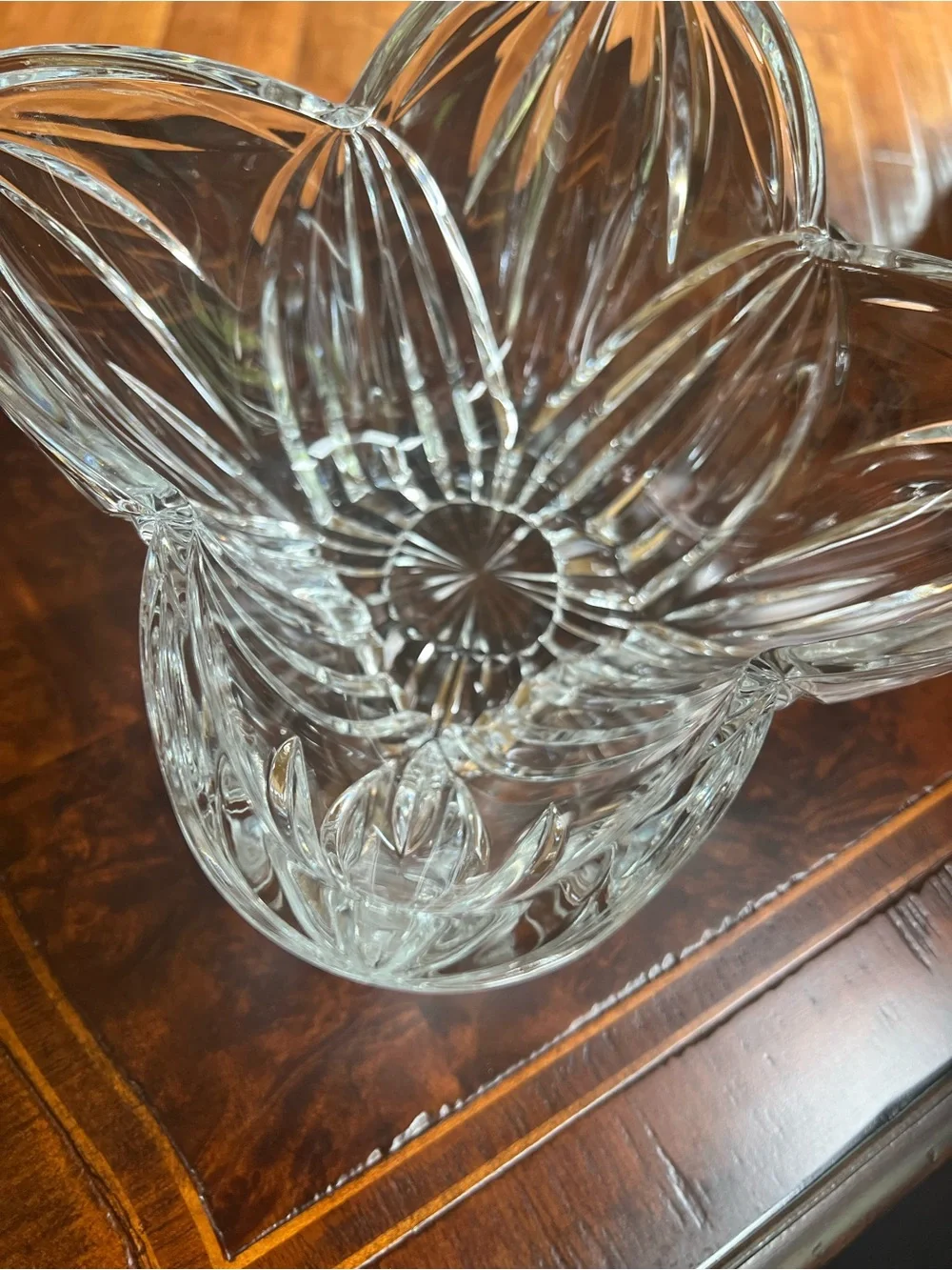 Mikasa Bowl Crystal Glass Lead Free Decor